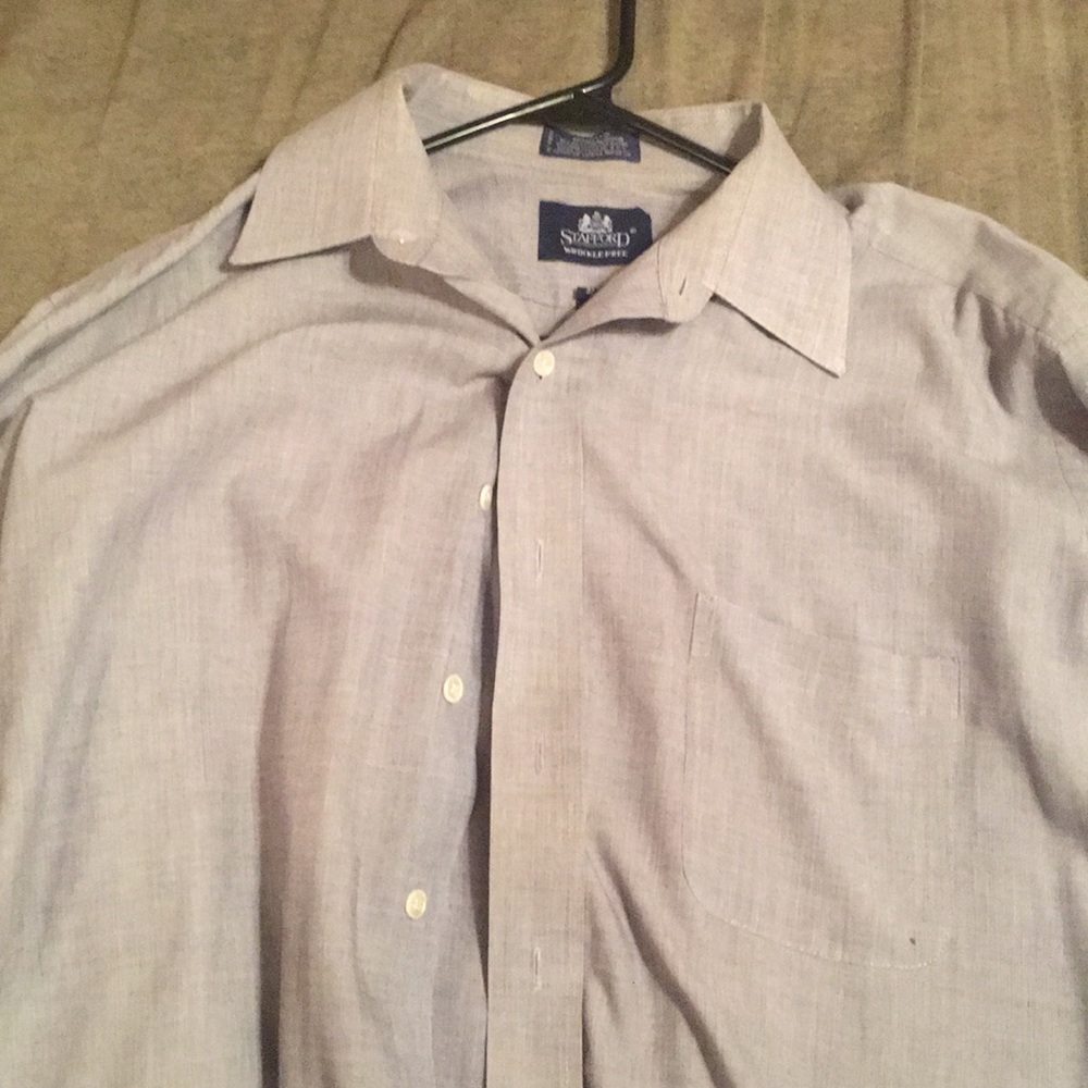 Stafford Wrinkle Free long sleeve button up shirt